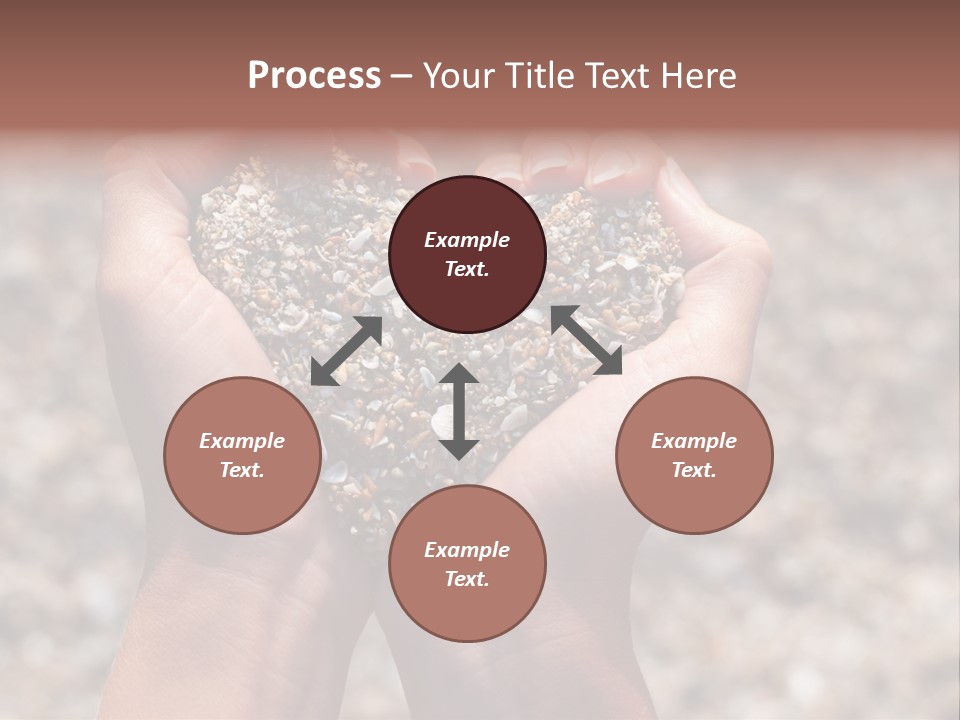 A Person Holding A Heart Shaped Object In Their Hands PowerPoint Template