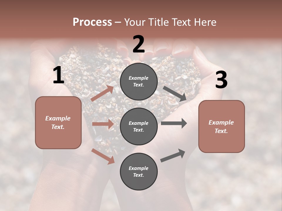 A Person Holding A Heart Shaped Object In Their Hands PowerPoint Template