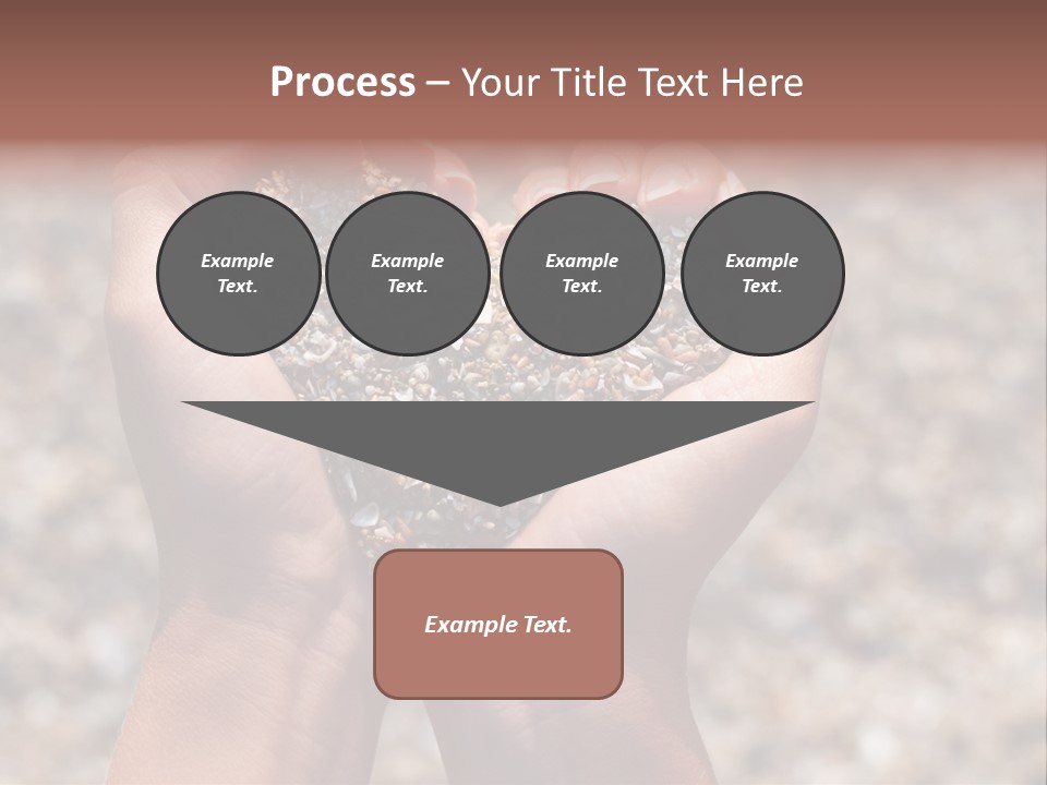 A Person Holding A Heart Shaped Object In Their Hands PowerPoint Template