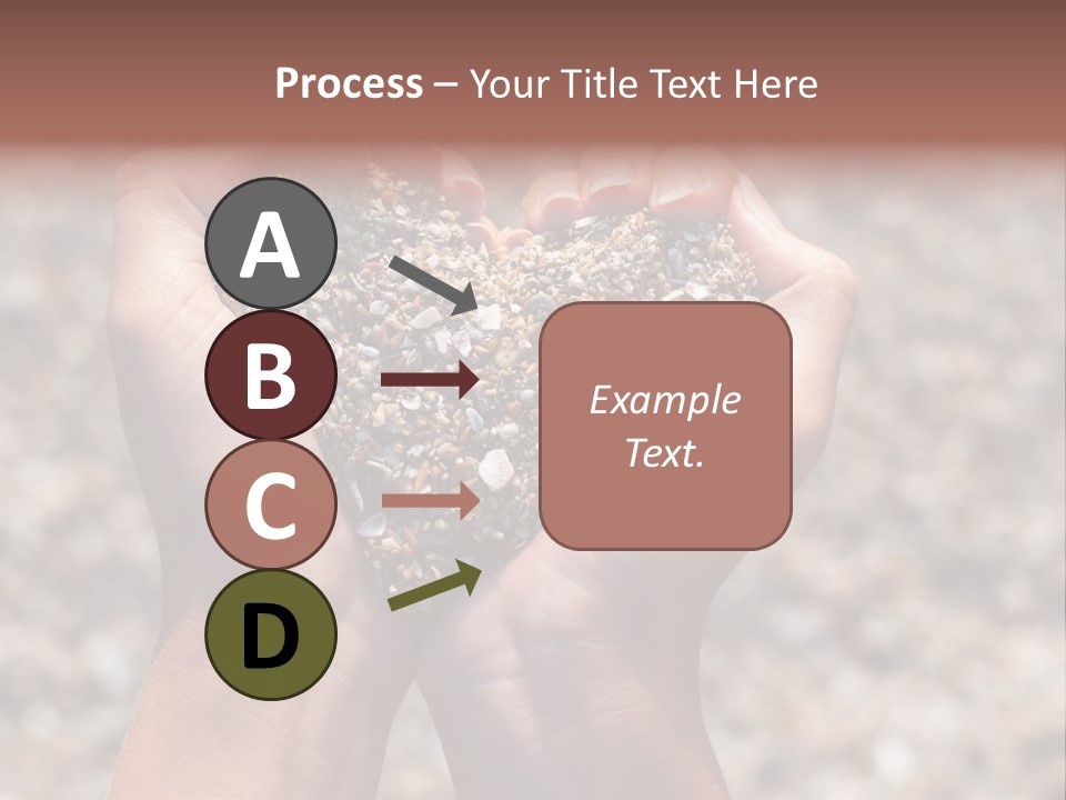 A Person Holding A Heart Shaped Object In Their Hands PowerPoint Template