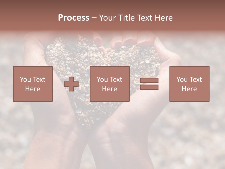 A Person Holding A Heart Shaped Object In Their Hands PowerPoint Template