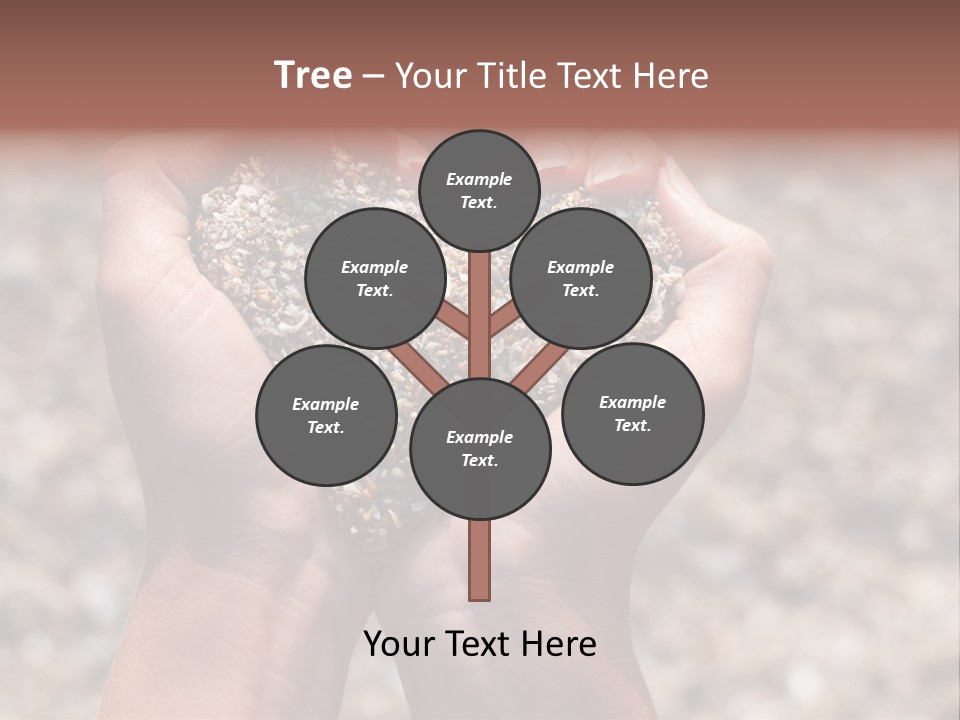 A Person Holding A Heart Shaped Object In Their Hands PowerPoint Template