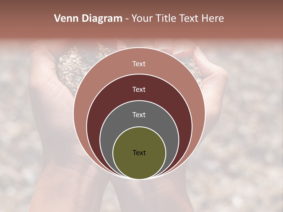 A Person Holding A Heart Shaped Object In Their Hands PowerPoint Template