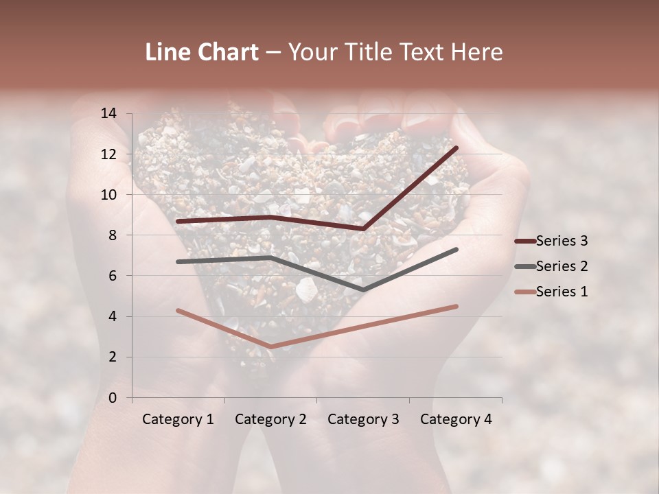 A Person Holding A Heart Shaped Object In Their Hands PowerPoint Template