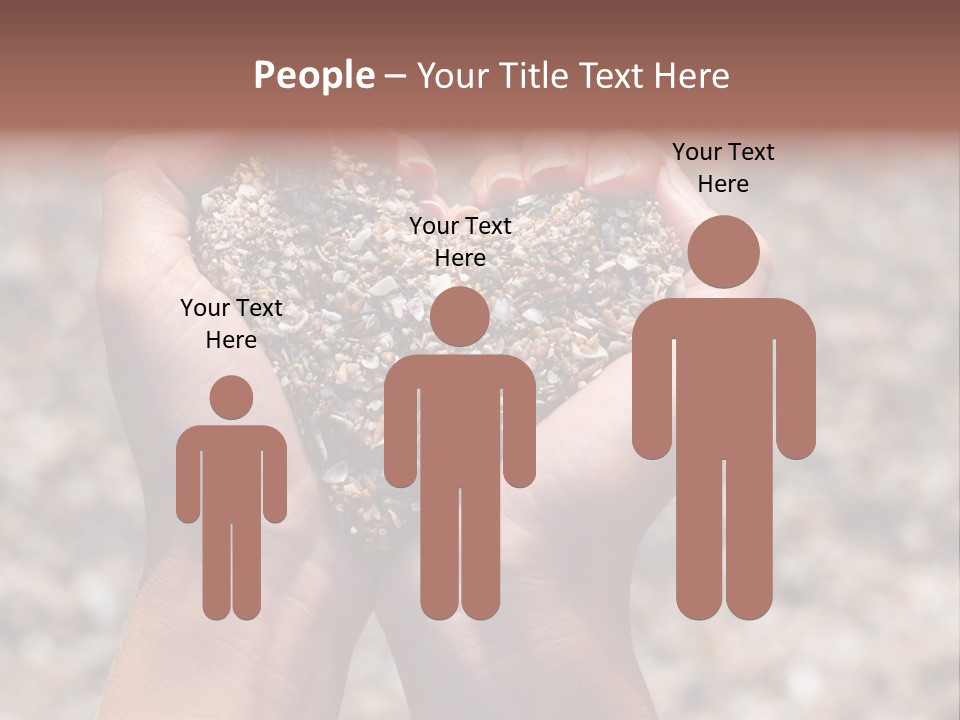 A Person Holding A Heart Shaped Object In Their Hands PowerPoint Template