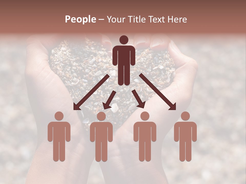 A Person Holding A Heart Shaped Object In Their Hands PowerPoint Template