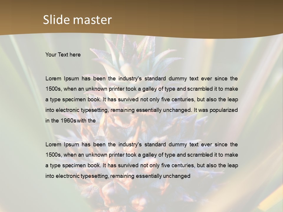 Fruit Produce Rwanda PowerPoint Template