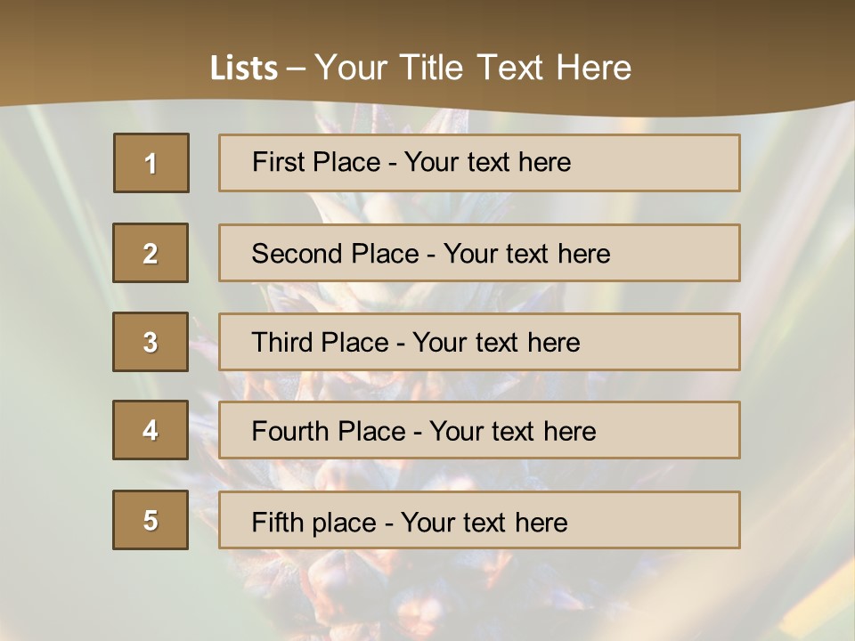 Fruit Produce Rwanda PowerPoint Template