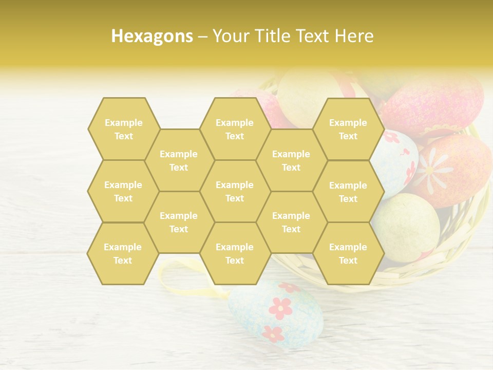 Floral Celebration Egg PowerPoint Template