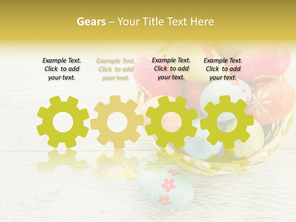 Floral Celebration Egg PowerPoint Template