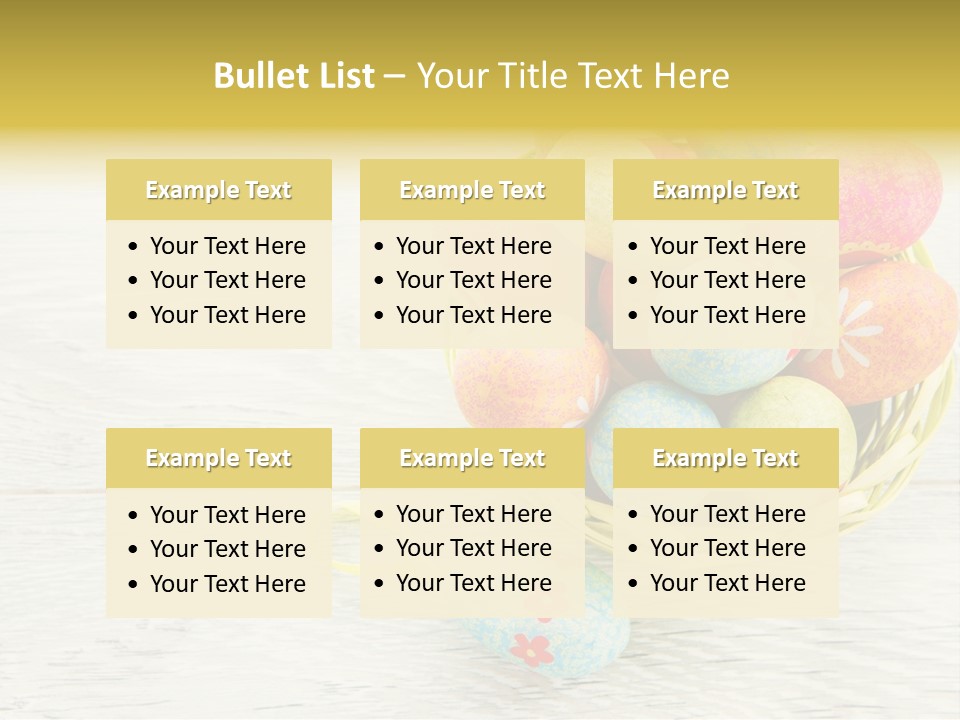 Floral Celebration Egg PowerPoint Template