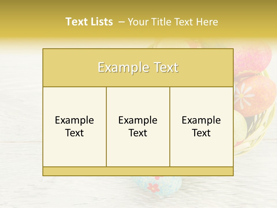 Floral Celebration Egg PowerPoint Template