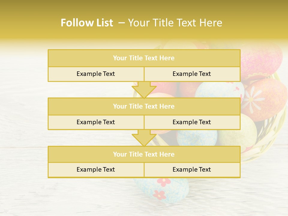 Floral Celebration Egg PowerPoint Template