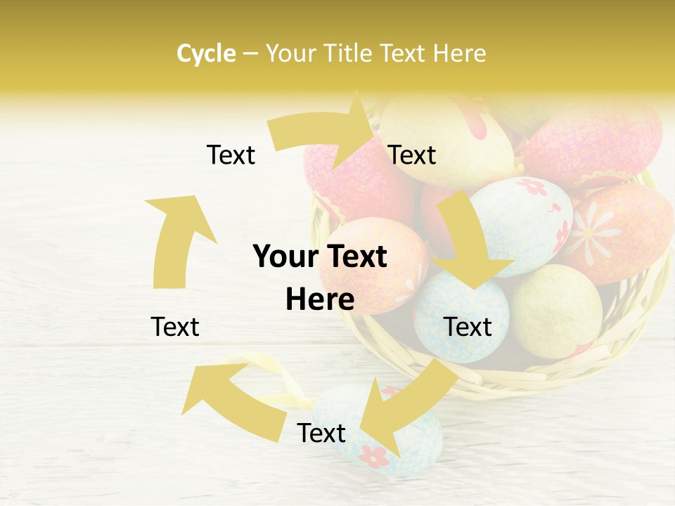 Floral Celebration Egg PowerPoint Template