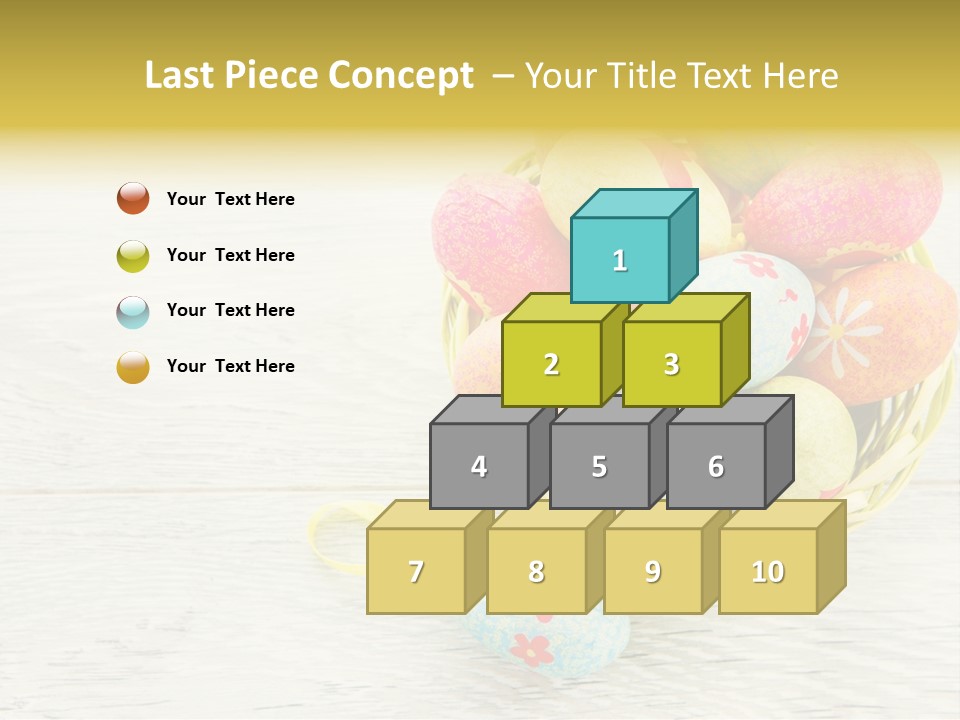 Floral Celebration Egg PowerPoint Template