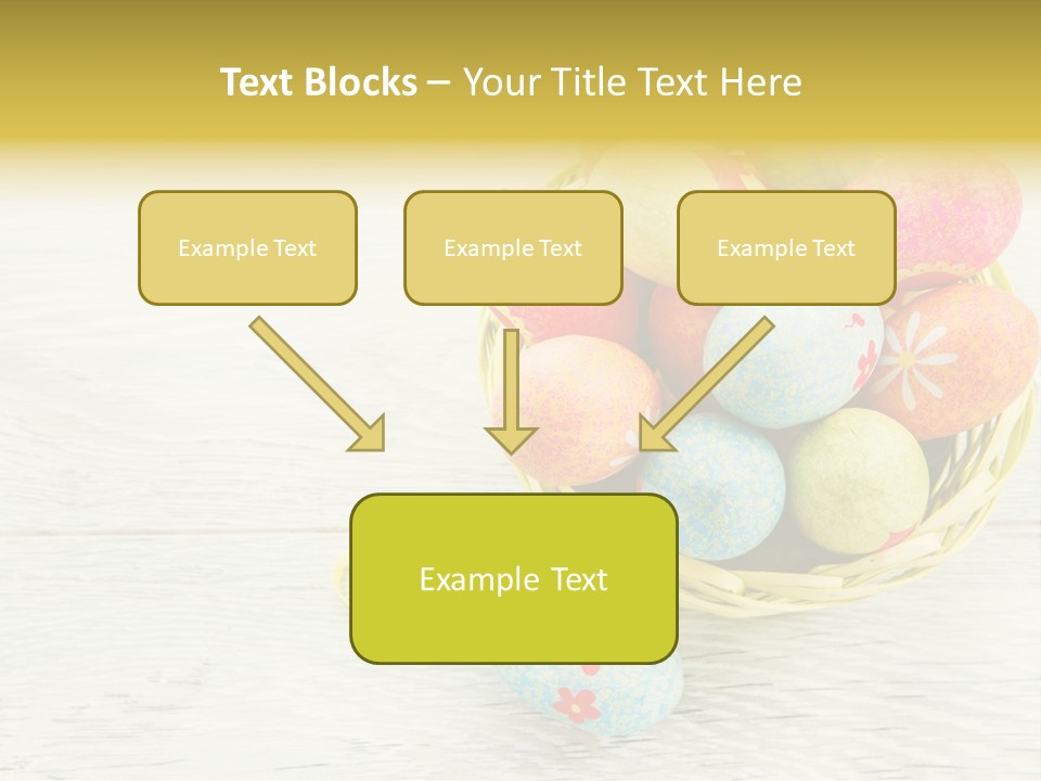 Floral Celebration Egg PowerPoint Template