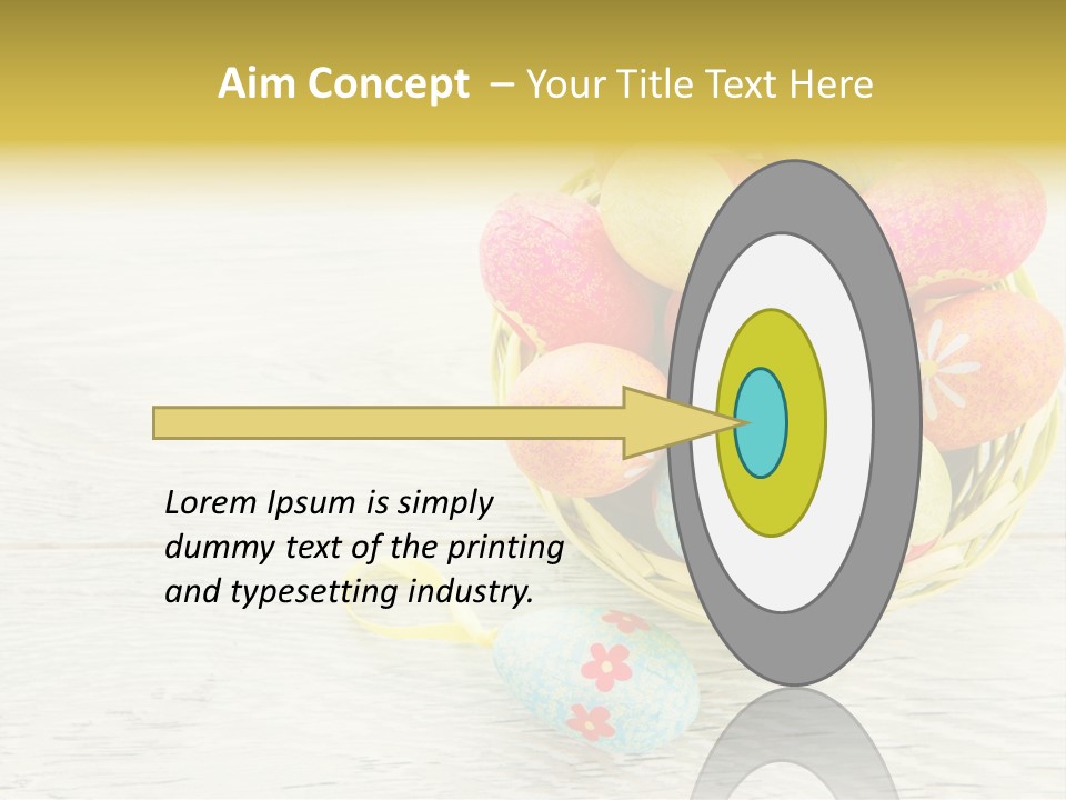 Floral Celebration Egg PowerPoint Template