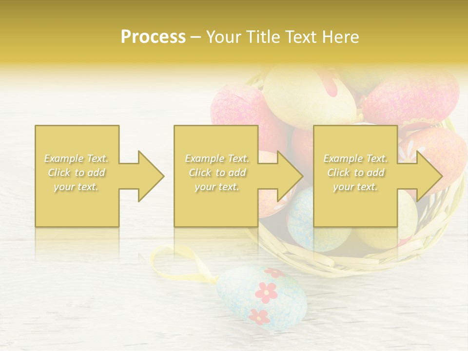 Floral Celebration Egg PowerPoint Template