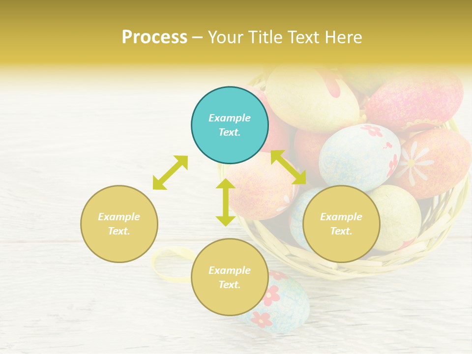 Floral Celebration Egg PowerPoint Template