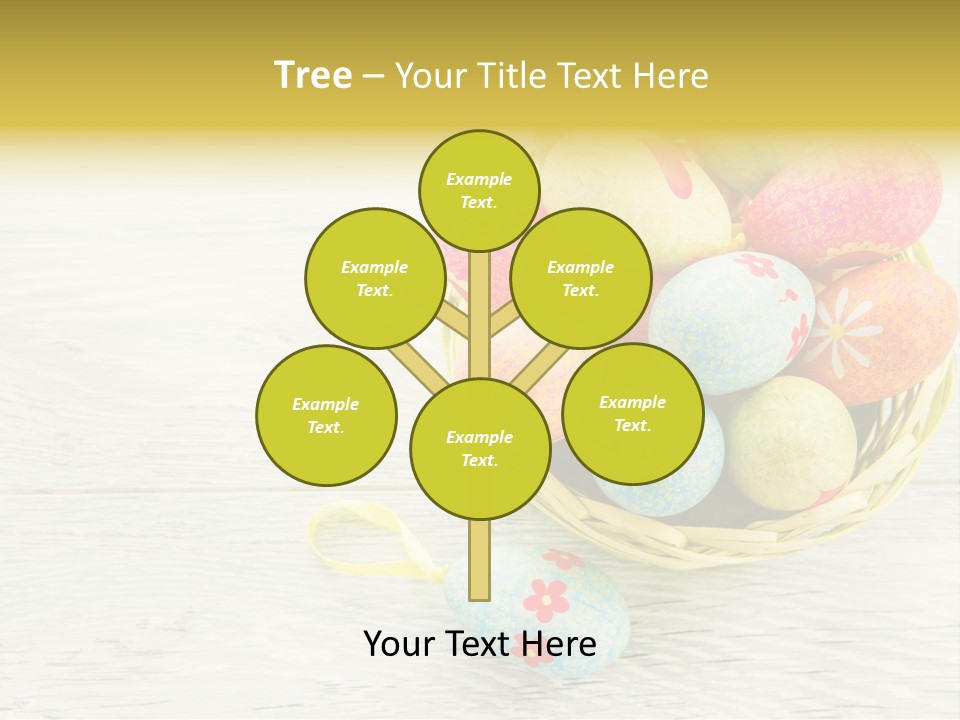 Floral Celebration Egg PowerPoint Template