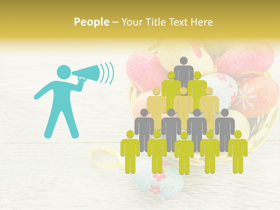 Floral Celebration Egg PowerPoint Template