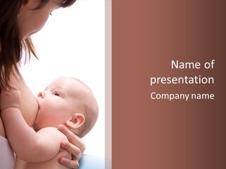 Food Newborn Milk PowerPoint Template