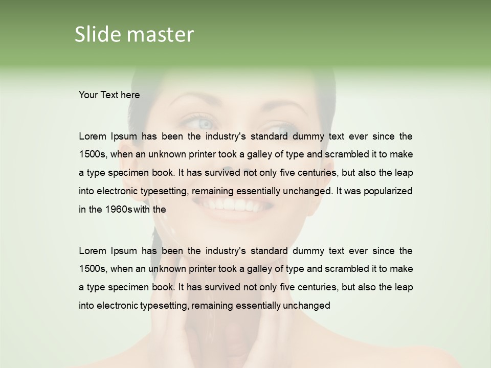 Procedure Lift Antiaging PowerPoint Template