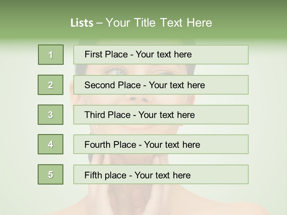Procedure Lift Antiaging PowerPoint Template