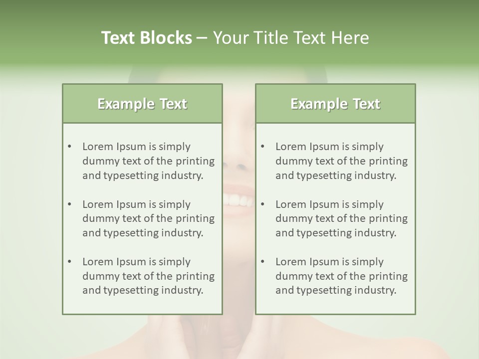 Procedure Lift Antiaging PowerPoint Template