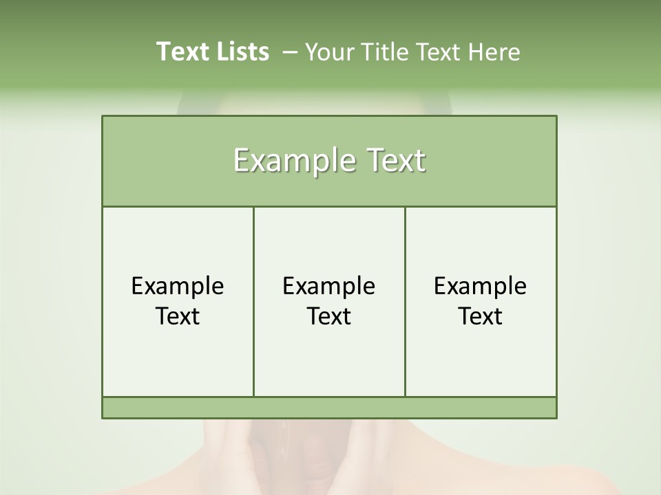 Procedure Lift Antiaging PowerPoint Template