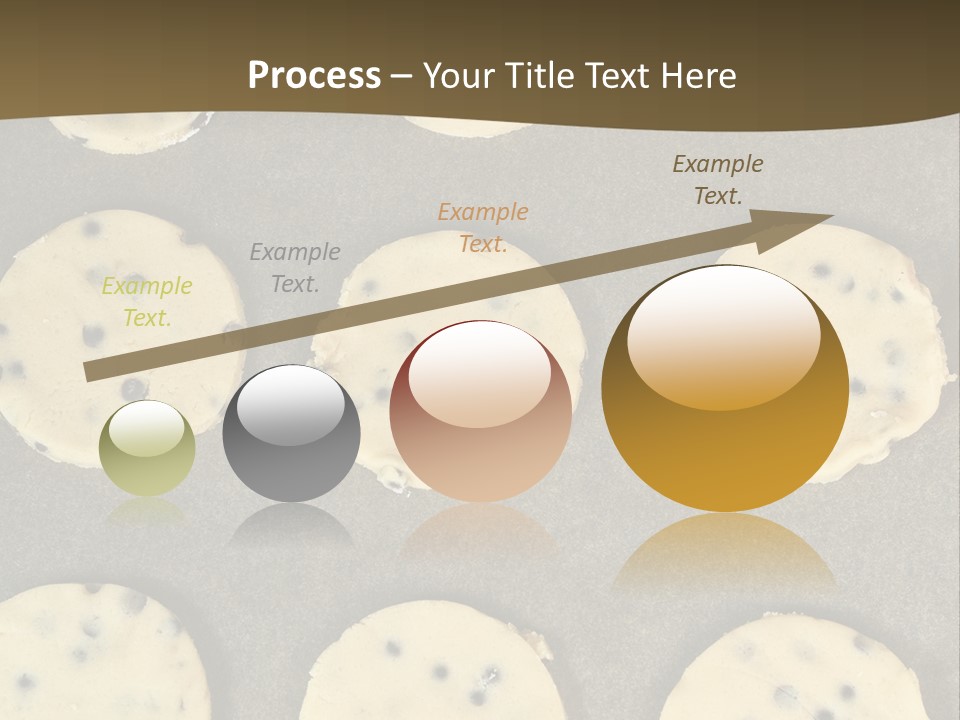 Round Cookie Baking Tray PowerPoint Template