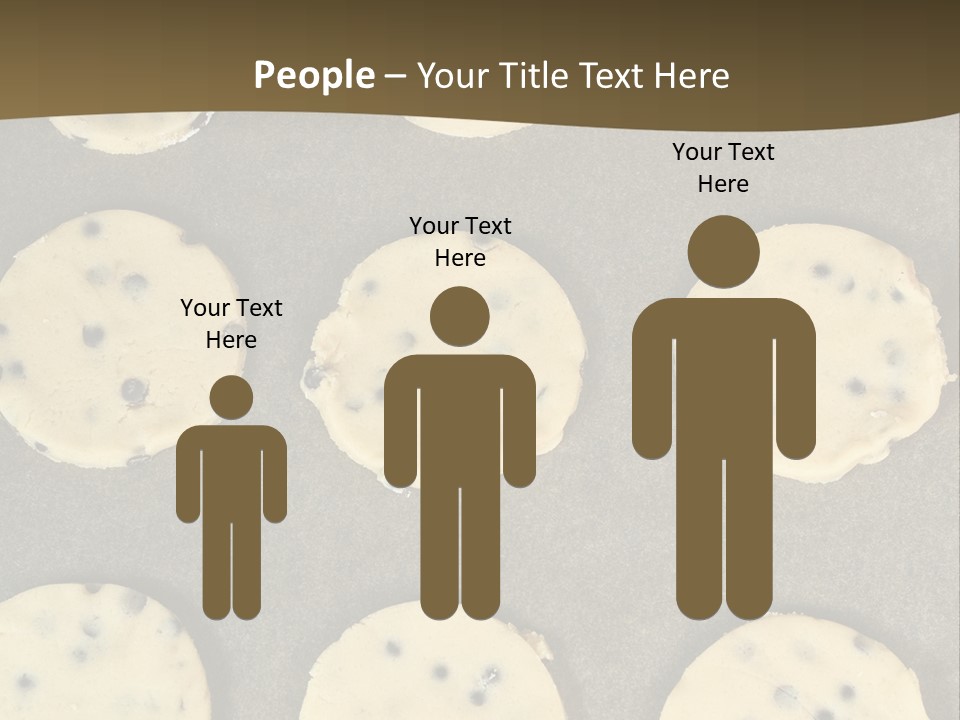 Round Cookie Baking Tray PowerPoint Template