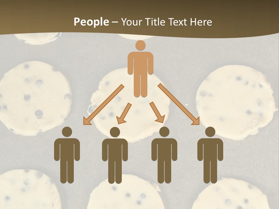 Round Cookie Baking Tray PowerPoint Template