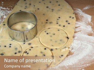 Flour Chip Food PowerPoint Template