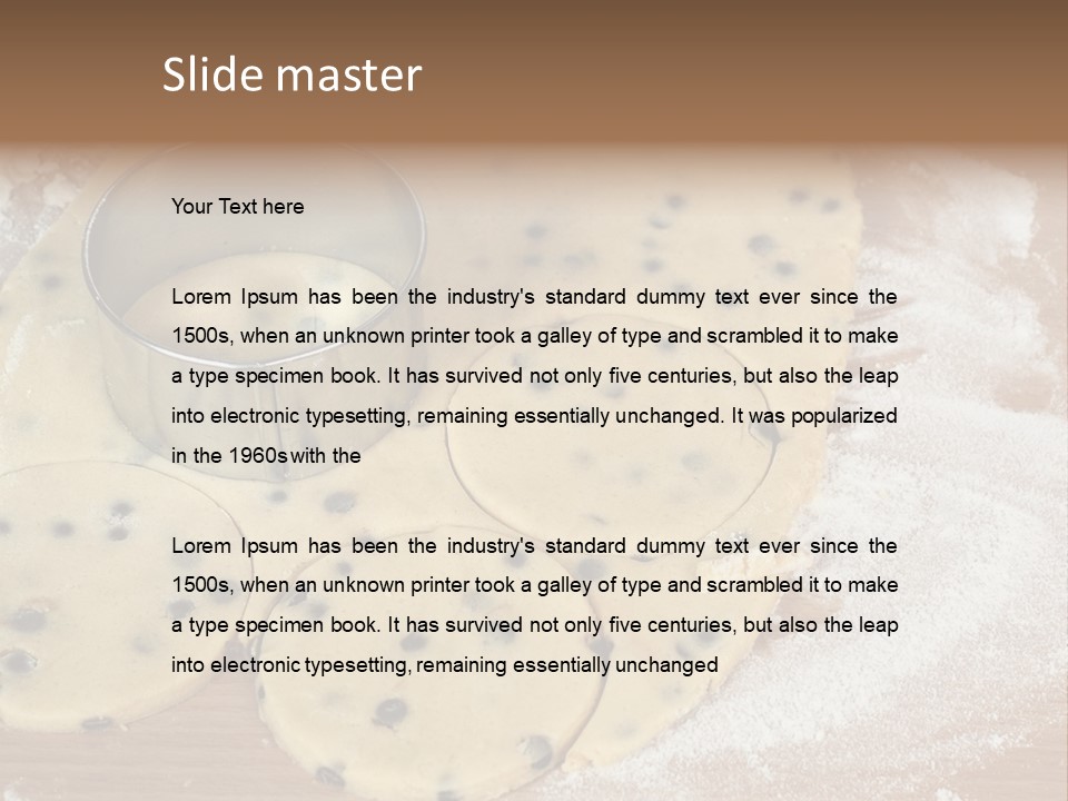 Flour Chip Food PowerPoint Template