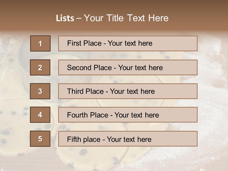 Flour Chip Food PowerPoint Template