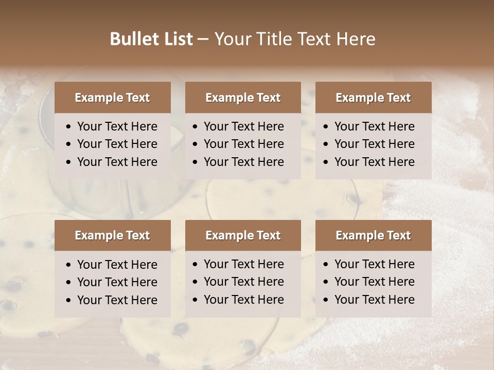 Flour Chip Food PowerPoint Template