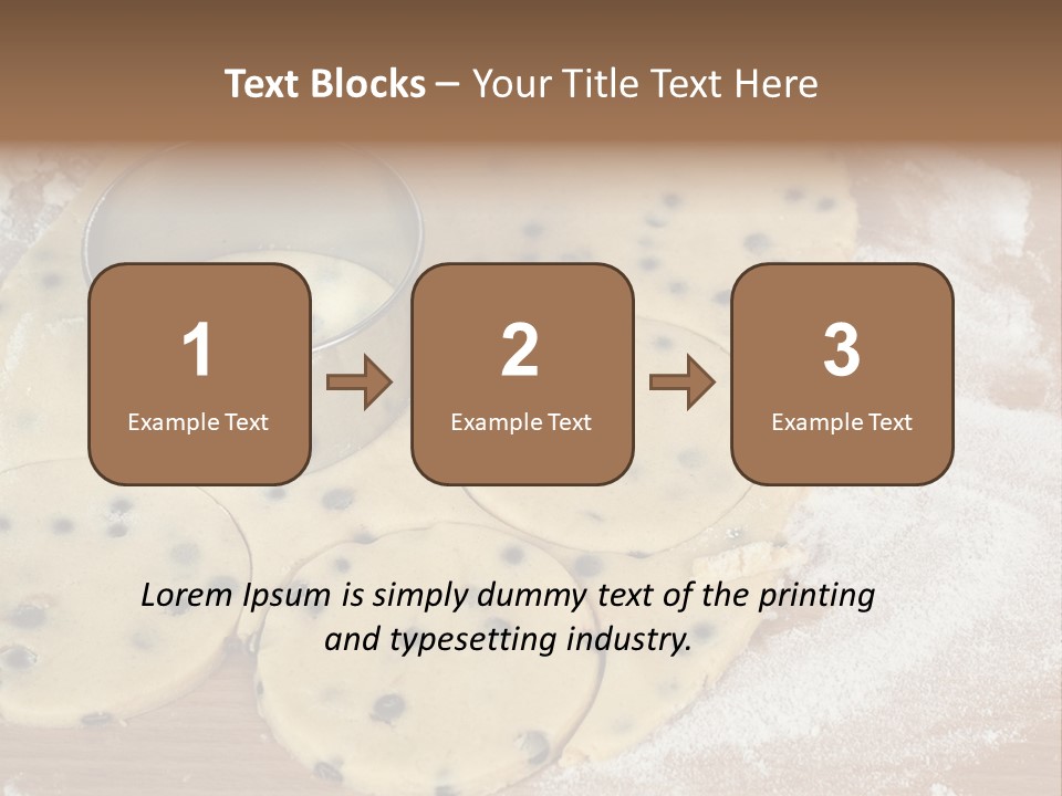 Flour Chip Food PowerPoint Template