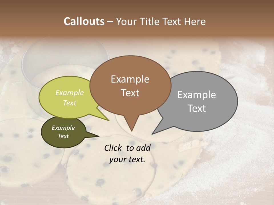 Flour Chip Food PowerPoint Template
