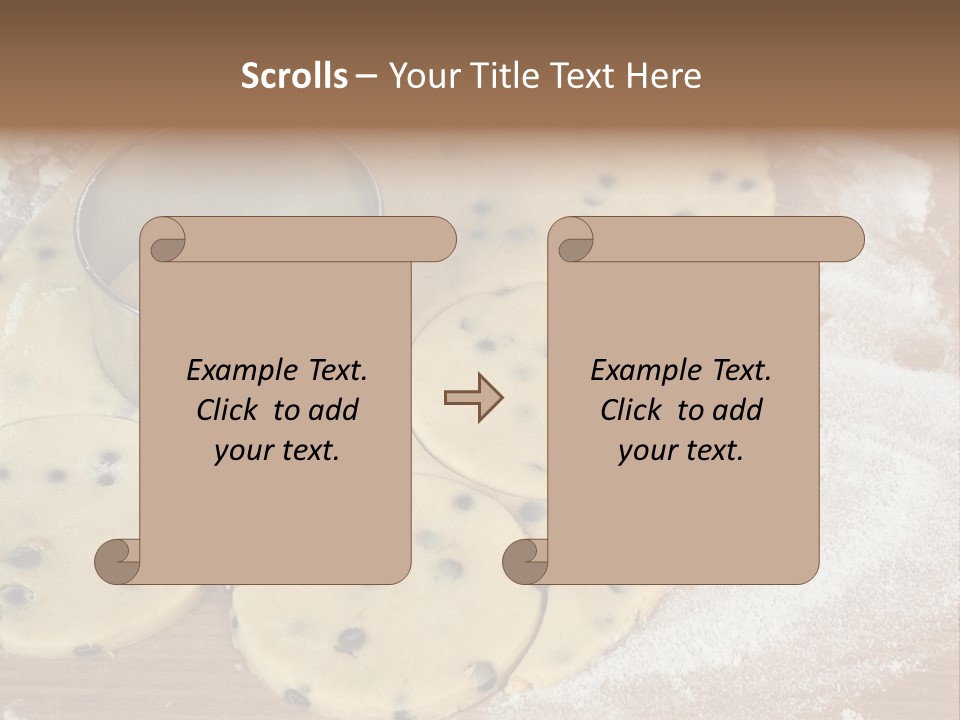 Flour Chip Food PowerPoint Template