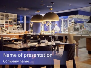 Decoration Lights Hotel PowerPoint Template