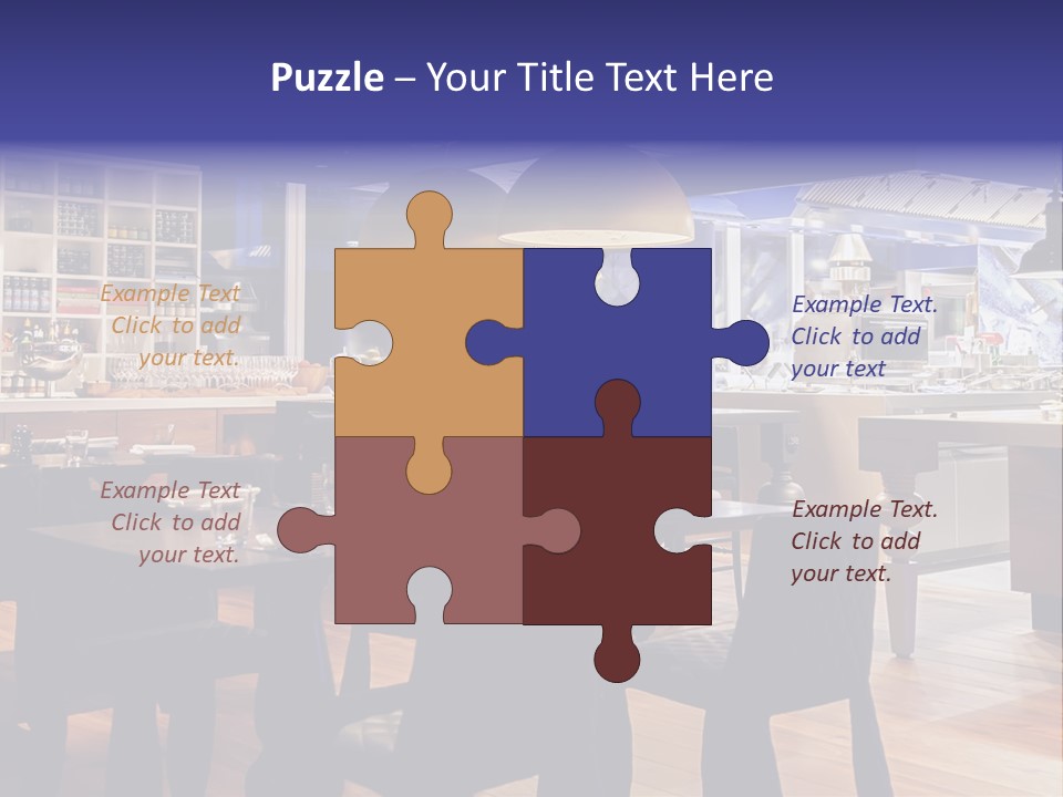 Decoration Lights Hotel PowerPoint Template