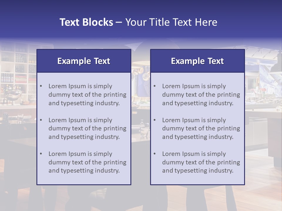 Decoration Lights Hotel PowerPoint Template