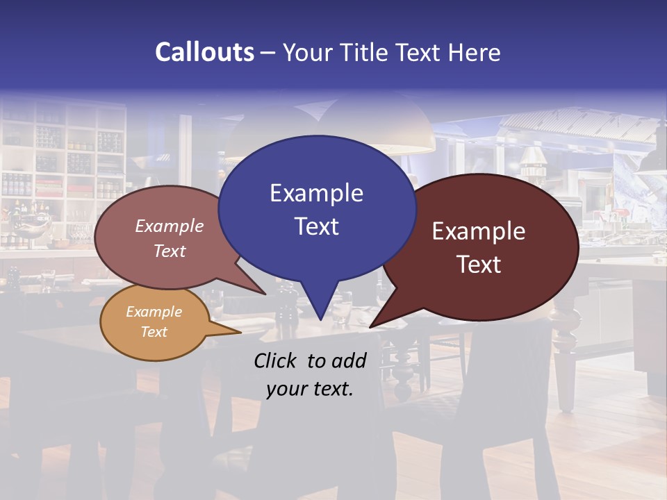 Decoration Lights Hotel PowerPoint Template