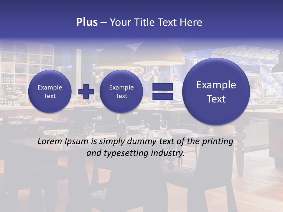 Decoration Lights Hotel PowerPoint Template