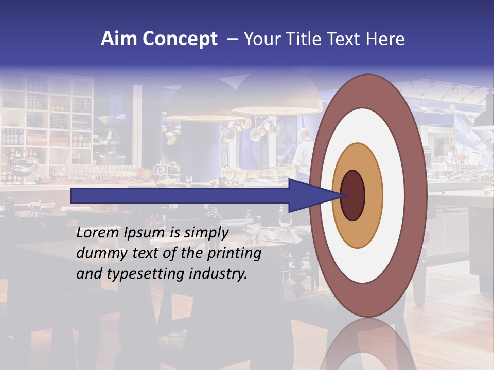 Decoration Lights Hotel PowerPoint Template