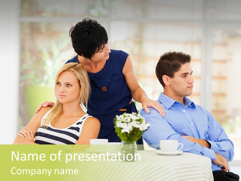 Man Relationship Daughter In Law PowerPoint Template