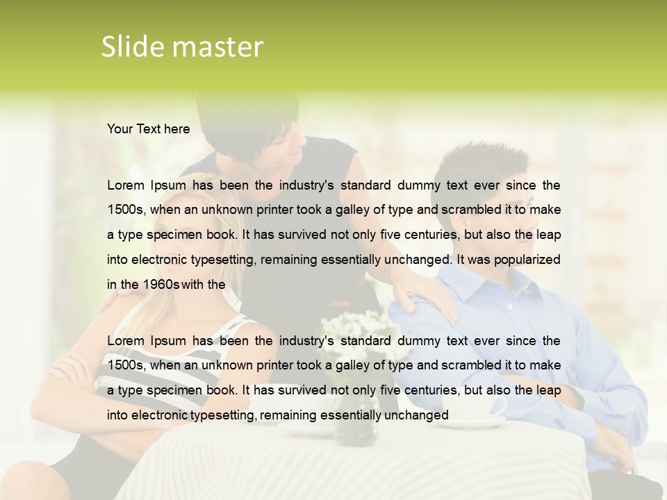 Man Relationship Daughter In Law PowerPoint Template