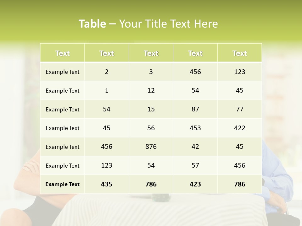 Man Relationship Daughter In Law PowerPoint Template