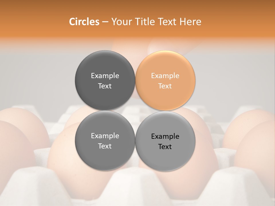 A Hand Reaching For An Egg In A Carton PowerPoint Template